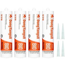 동양씰 욕실용 바이오 실리콘 백색, 4개