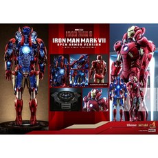 Hot Toys 鋼鐵人 MK7 啟動戰衣 1/6 比例 DS004 模型人偶, 1個
