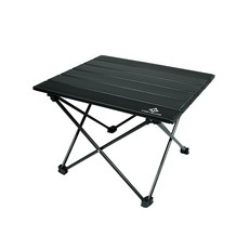 캠프빌리지 접이식 롤 테이블, 블랙