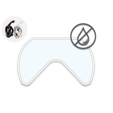 [오션테그] 풀페이스 전용 서리방지필름 스노클링, 1개, 10g