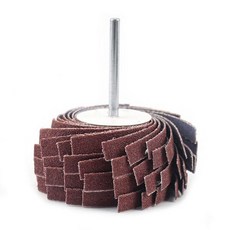 80 종이 600 휠 버핑 그릿 천 연마 버 표면 그라인딩 에머리 제거 샌딩 녹 곡선 1PC, 180grit_2, 1개, [05] 180grit