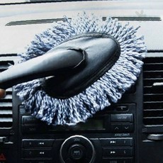 차량 실내 대시보드 먼지제거 극세사 청소용품 통풍구 계기판 손잡이 틈새 구석, 1개