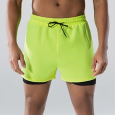 成人泳褲男士新平角防尷尬雙層寬鬆游泳褲速幹大碼溫泉沙灘褲