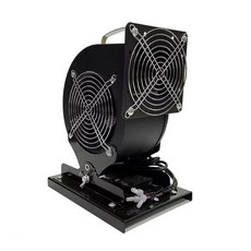 抽油煙全密式鋁殼全銅線迷你鼓風機 攜帶式送風機 夜市擺攤風扇 手提式電風扇 散熱交流鼓風機, 1個