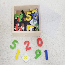 나프로컬렉션 원목자석 숫자 37P 숫자놀이자석