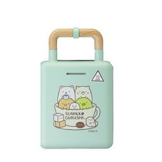 San-X 角落小夥伴鬆餅機，迷你輕巧不沾塗層，快速加熱親子烘焙, KTF-6001薄荷綠