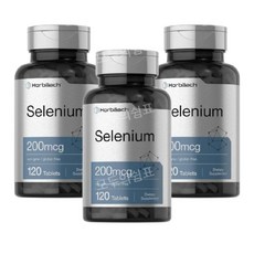 Horbaach Selenium 셀레늄 셀렌 200mcg 120정 3개