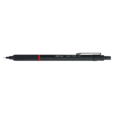rOtring Rapid Pro 專業製圖 自動鉛筆 (黑色/銀色) - 0.5/0.7 mm