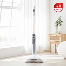 한경희 초고속예열 살균 유선 스팀물걸레 청소기 EHMS-D3000WT + 초극세사 패드 4장, 혼합색상