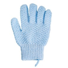 粉色沐浴手套 身體去角質 搓澡巾 浴室清潔用品, 【輕鬆下泥】淺藍色1只裝(不傷皮膚), 1個