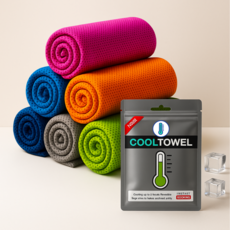 생활공감 뉴 아이스 쿨타올 쿨스카프 냉감타올, 연레드, 5개