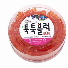 이지 툭툭블럭 리필 40g (투명_주황)