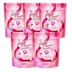 탑스텝 핑크플라워캡슐세제 캡슐세탁세제 세트, 33개입, 5개