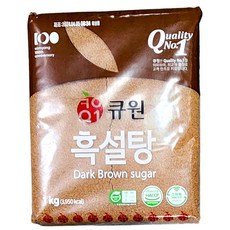 큐원 흑설탕 1kg 원당, 1개