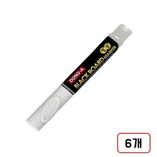 동아)형광블랙보드마카, 6개, 백색/DM501467