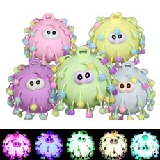 LED 눈송이 20cm 야광 말랑이 볼 주물럭 모찌 키덜트, mc275_L사이즈20cm, 1개