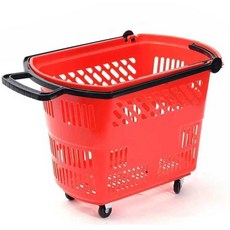 카트 쇼핑바구니 바퀴달린카트 플라스틱 슈퍼마켓 업소용, 8. 45L 옐로우 대형