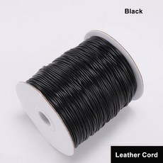 1/1.5mm 칠 로프 실 끈 왁스 코드 용품 보석 꼬임 만들기 면 10m 가죽 팔찌 구슬 2mm 마크라메 공예, 1개, 05 black