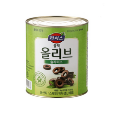 동서 리치스 슬라이스 블랙 올리브, 3kg, 6개