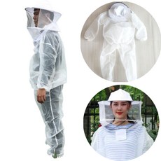 코리코 방충복 모기장옷 상하의 양봉옷 전신 메쉬 상의 하의, 1세트