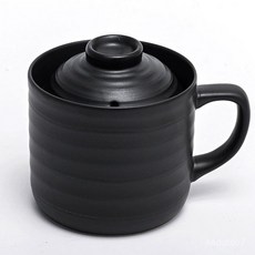 밥통 간편 렌지용 도자기 계란찜 전자레인지 밥솥, 1개