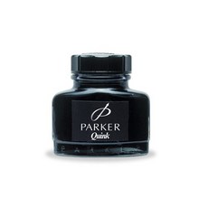 파카 QUINK 병잉크 57ml 만년필 잉크 카트리지 컨버터 나사형 피스톤형, 병잉크블랙, 1개