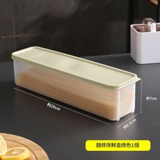 麵條保鮮盒 透明 1個裝, 綠色 1個裝, 1套
