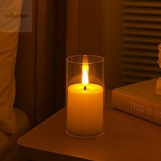led티라이트 LED 깜빡이는 촛불 12P