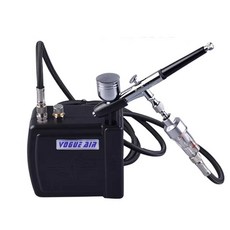 페인트 스프레이건 피규어 프라모델 휴대용 도포기, 1개, 화이트 펌프ㅣ0.3mm 브러시