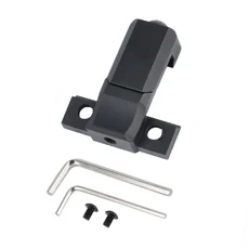 WADSN 전술 시리즈 M300 손전등 오프셋 스카우트 마운트 베이스 REIN MLOK 및 Keymod 핏 20mm 피카티니 레, 12 BK Base 4