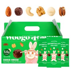 우고래빗 프로틴온 하루견과, 50개, 20g 50개, 20g