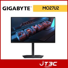 GIGABYTE 27吋QD-OLED平面電競螢幕 0.03ms反應 HDMI 2.1 G-SYNC相容, MO27U2