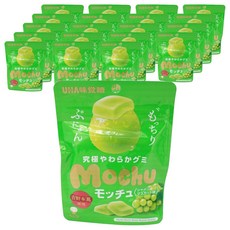 유하미카쿠토 궁극의 말랑한 모츄 젤리 샤인머스캣맛, 45g, 20개