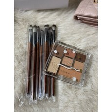 橘朵 七色組合眼影盤 超顯色日常色 不飛粉細膩粉質 學生美妝, 氣質紫棕盤, 1個