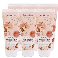 진앤렌 시어 버터 카렌듈라 풋 크림, 100ml, 6개