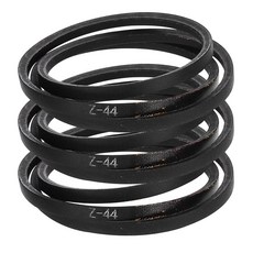 HARFINGTON 3피스 Z-57 Z 타입 V-벨트 1450mm/57.1인치 내부 길이 x 0.37cm 너비 x 0.25인치 높이 Z 타입 폐쇄 루프 고무 변속기 벨트, Z 44, 3