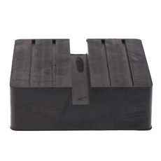 차량 리프트 잭 스탠드 고무 패드 유지보수용 사각 슬롯 프레임 레일 가드, 1개