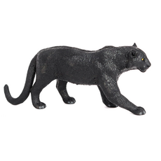제트피규어 흑표범 블랙팬서 피규어 야생 동물 농장 장난감 모형, 1개