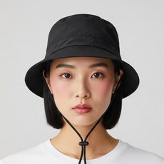 스내플 초경량 심플 무지 서플렉스 햇빛가리개 등산모자(6컬러), 블랙