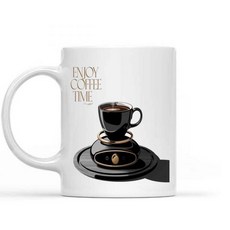 재미있는 선물 워머 자동 차단 기능이 있는 책상용 2가지 온도 설정 및 1-12시간 타이머 커피 차 물 우유 11온스 화이트 세라믹 머그잔 019011, 11 oz, 11 Oz White Coffee Mug