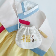 베이니크 아기복주머니 자수복주머니 추석 설 명절 용돈주머니 세뱃돈주머니