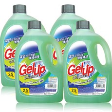 겔업 액체세제 오리지날 세탁세제, 2.5L, 4개