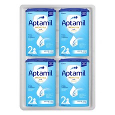 압타밀 프로누트라 어드밴스 HMO 분유 2단계, 800g, 4개