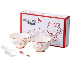 산리오 헬로키티 도자기 그릇 국자 선물세트 1P 식기, 본상품선택