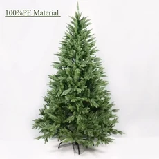 인공 크리스마스 트리 100% PE 암호화 소재 고급 대형 1.2m-3m 가족 분위기 장식, 270cm, 01 PE Christmas Tree