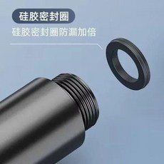 硅膠花灑軟管 防爆淋浴管, 黑色 5個液態硅膠膠圈, 黑色