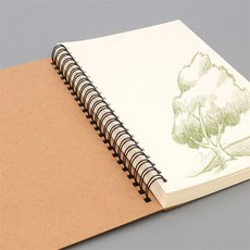 하루몰 스케치패드 50매 스케치노트, 브라운+브라운