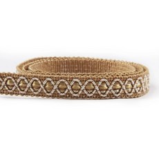 소파 베개 프린지 커브 레이스 트림 리본 브레이드 레이스 DIY 공예 재봉 액세서리 장식 원단 10 야드 커튼, 10Yard, 02 Mix Beige, 1개