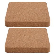 VILLFUL 미끄럼 방지 베이스가 있는 코르크 가죽 펀칭 패드 2개 150x150x20mm 두께의 커팅 및 스탬핑 보드 DIY 공예 프로젝트 가정용