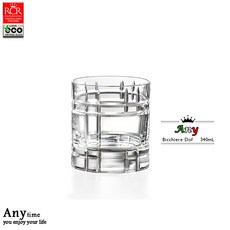 RCR Any系列 無鉛水晶烈酒杯 340mL 威杯 雞尾酒杯 調酒杯 威士忌杯 多用途杯 DOF, 1個